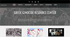 Desktop Screenshot of greek-genocide.net