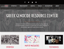 Tablet Screenshot of greek-genocide.net